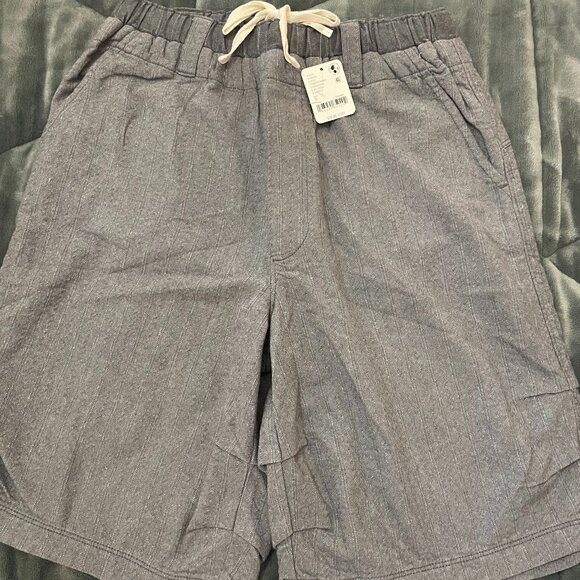 NWT Free People Blakely Trouser Shorts Grey Stripe Size Small $98 - Picture 6 of 10